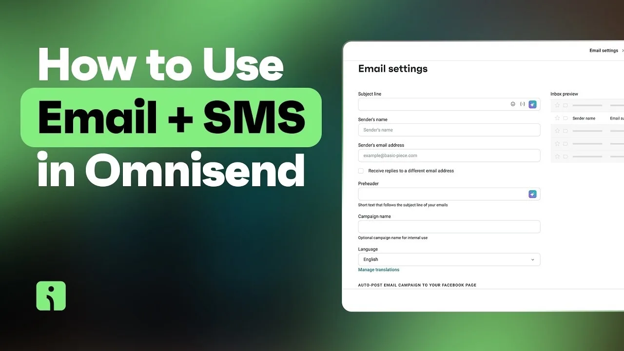 Vorschaubild des Videos «Omnisend for Beginners: Create Your First Email & SMS Campaign»